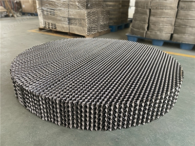 Plastic Corrugated Structured Packing for Water Treatment Systems